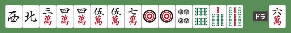 南4局0本場配牌