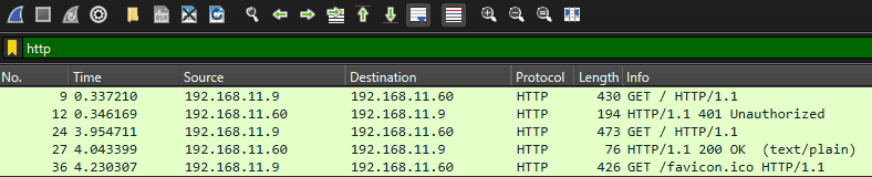 Wireshark - http